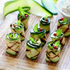 Recette Roules Courgette Et Thon En Video