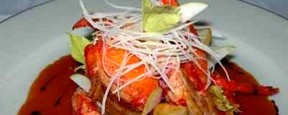 Homard bleu aux pommes Rubinettes