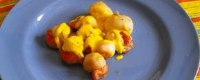 Coquilles Saint-Jacques au safran