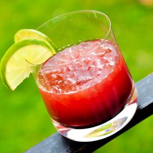 Cocktail vodka-fraise