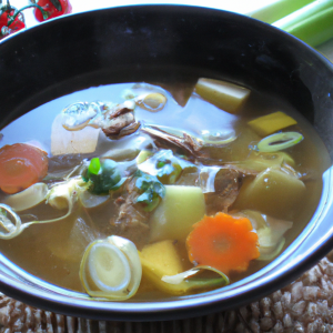 Bouillon japonisant maison