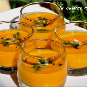 Soupe épicée au potimarron