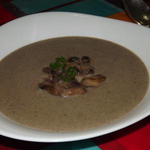 Velouté au champignons de paris