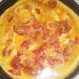 Omelette au Chorizo