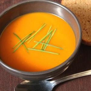 Soupe de Courge Butternut à la coriandre Fraîche