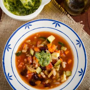 Recette de la traditionnelle soupe provençale au pistou