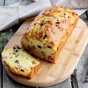 Cake jambon & olives