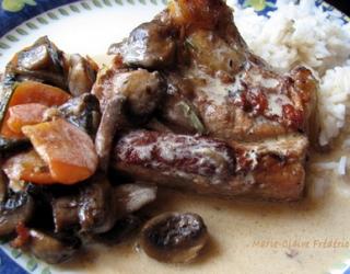 Recette Tendres Tendrons De Veau Creme Et Vin Blanc 750g