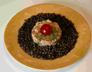 Recette Tartare De Saumon Et Sa Salade De Lentilles 750g