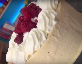 Recette Vacherin Glace A La Vanille Et Aux Framboises En Video