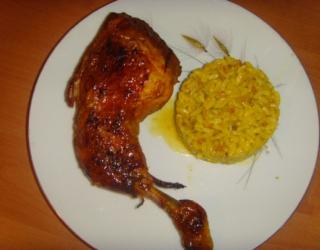 Recette Cuisse De Poulet Et Riz Avec Sauce 750g