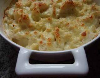 Recette Gratin De Chou Fleur Et Ses Des De Jambons 750g