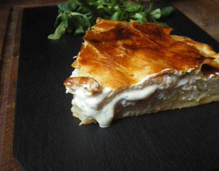 Recette Pate De Pommes De Terre Auvergnat Revisite Au Boursin Cuisine Echalotes Et Ciboulette 750g