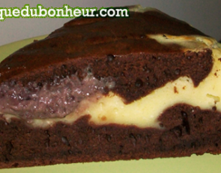 Recette Marbre Chocolat Corse Brousse Vanillee Inclusion De Cream Cheese A La Mure 750g