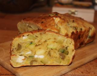 Recette Cake Sale Courgette Olives Et Feta 750g