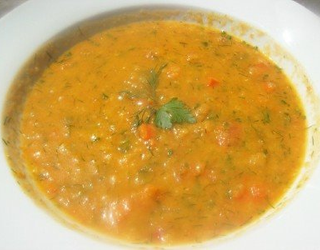 Recette Veloute De Lentilles Corail Au Citron En Video