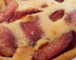 Recette Clafoutis Aux Peches De Vigne En Video