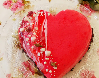 Recette Entremet Cœur Facon Foret Noire 750g