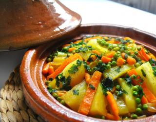 Recette Tajine De Carottes Petits Pois Et Pommes De Terre 750g