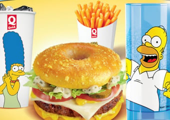 Quick vient de lancer un incroyable donut burger et les fans des Simpson vont s'arracher ce menu
