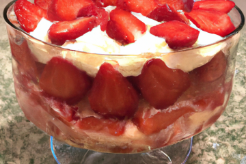 Trifle à la fraise version '"Light"