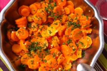 Salade de carottes cuites à la persillade - Etal des Epices