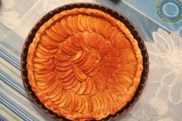 Tarte aux pommes amandes