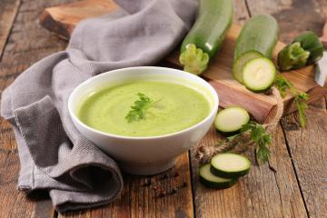 Soupe de courgettes