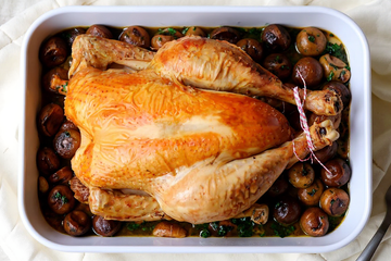 Dinde aux marrons facile