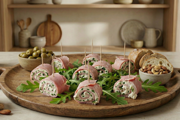 Roulé au jambon et boursin