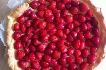 Tarte aux fraises fondante et légère