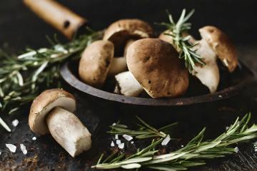 Champignons au barbecue