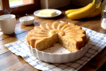 Gâteau sans œuf à la banane