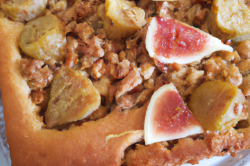 Cake poulet, figues, échalotes