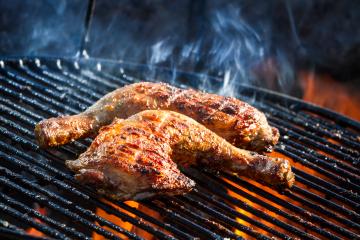 Cuisses de poulet au barbecue et sa marinade