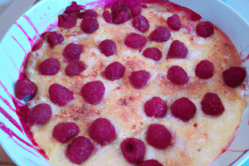 Gratin de framboises