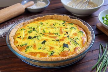 Tarte salée aux légumes de printemps