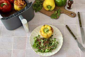 Poivrons farcis sans viande au Air Fryer