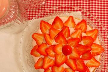 Tarte chantilly à la fraise