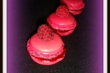 Macarons framboise