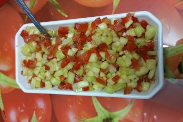 Salade tunisienne pour les presque vacances - Recette Ptitchef