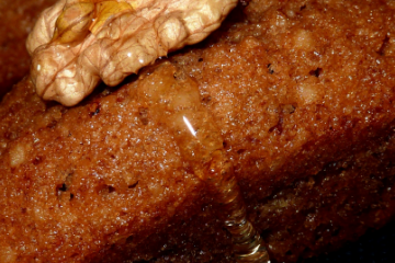 Cake aux noix, café et miel - les gourmandises de chloe