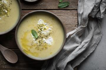 Soupe poireaux et pommes de terre