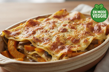 Et si vous testiez les lasagnes végétariennes mais version automne ? Voici la recette !