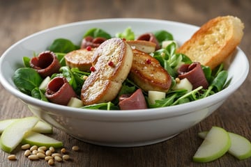 Salade Folle au foie gras