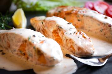Saumon au boursin