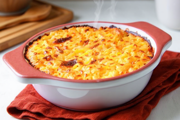 Gratin de pâtes au jambon, gratiné au fromage râpé Gusto Intenso Giovanni Ferrari