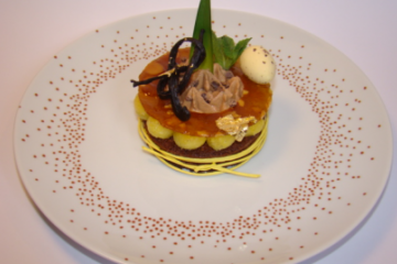 Ma tartelette de Pâques : chocolat, ananas et fruit de la passion - Sandrine Baumann