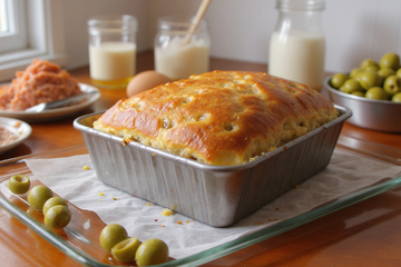 Cake thon olive fromage