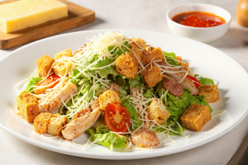 La vraie recette de la salade César avec son poulet